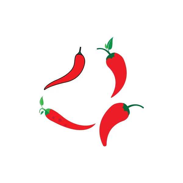 Design Modelo Vetor Logotipo Chili —  Vetores de Stock