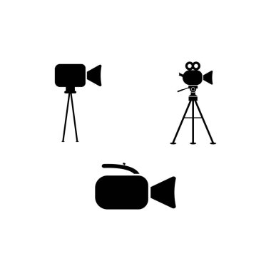 kamera simgesi vektör tasarımı resimleme arkaplanı