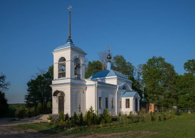 Şefaat kilise kutsal Meryem Ana, Podvorie Saburovo, kutsal Trinity-St Sergius Lavra Sergiev Posad, Moskova Bölgesi, Rusya yakın