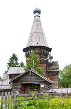 Bakire Ahşap çadır Doğuş Kilisesi (1659), Gimreka Köyü, Podporozhsky bölgesi, Leningrad region, Rusya Federasyonu