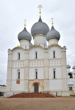 Varsayım katedralde Rostov Kremlin, Rostov, bir, en eski şehir ve turistik merkezi, altın yüzük, Yaroslavl bölgesi, Rusya (16821688)