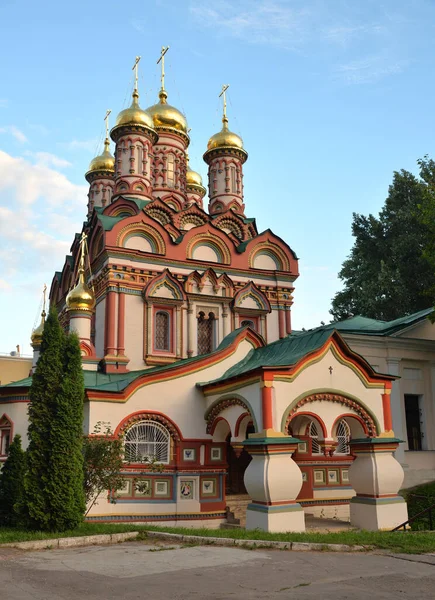 Iglesia Nicolás Wonderworker Bersenevka Siglo Xvii Moscú Rusia — Foto de Stock