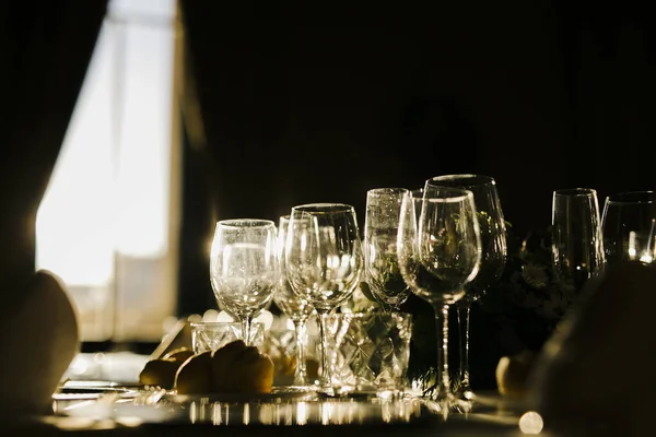 Set Table Gala Dinner — Stock Photo, Image