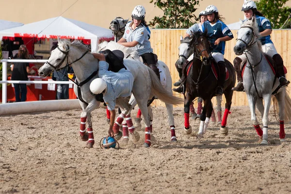 Cardadeu Barcelona 2007 Horseball Match — Stock Photo, Image