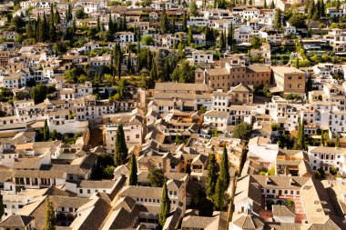 Albaizn Mahallesi, Alhambra 'dan. Granada, İspanya