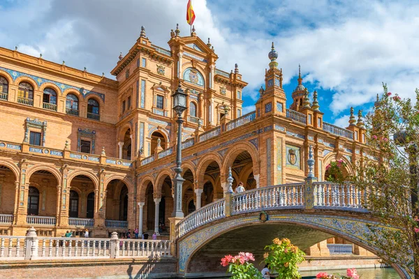 Sevilla Španělsko Října2019 Vnitřním Nádvoří Real Maestranza Caballera Seville Nádherná — Stock fotografie