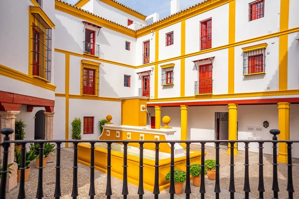 Seville Spain October 15Th 2019 Inner Courtyard Real Maestranza Caballera — Stock Photo, Image