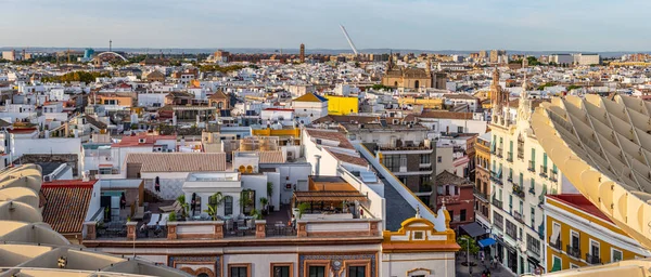 Sevilla Španělsko Října2019 Pohled Metropol Slunečník Kopuli Budovy Panten Los — Stock fotografie