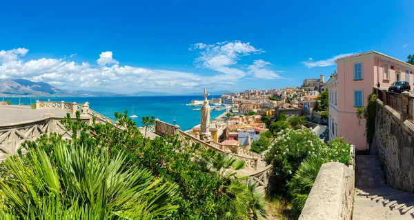 Gaeta Italien Augusti 2017 Utsikt Över Gaeta Från Kyrkan San — Stockfoto