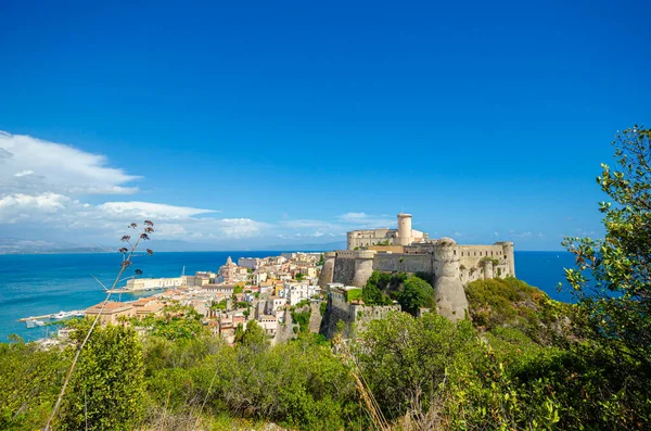 Gaeta Italië Uitzicht Prachtige Oude Stad Het Kasteel Van Gaeta — Stockfoto