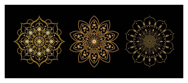 Islamic Mandala Illustration Vector Ramadan Mubarak — Stock Vector