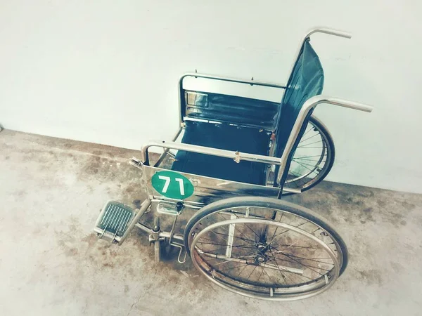 Rollstühle Für Patienten Mit Text — Stockfoto
