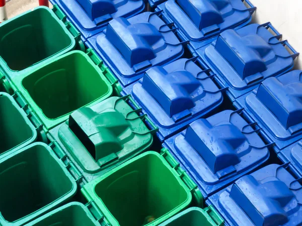 Afval Recycleren Vuilnis Opslaglocaties Opslag Van Afvalstoffen Faciliteit Recycling Van — Stockfoto