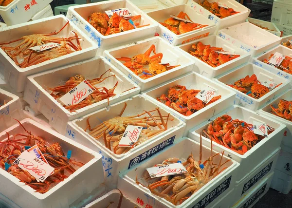 Kanazawa Japan Mars 2019 Red King Crab Taraba Crab Eller — Stockfoto