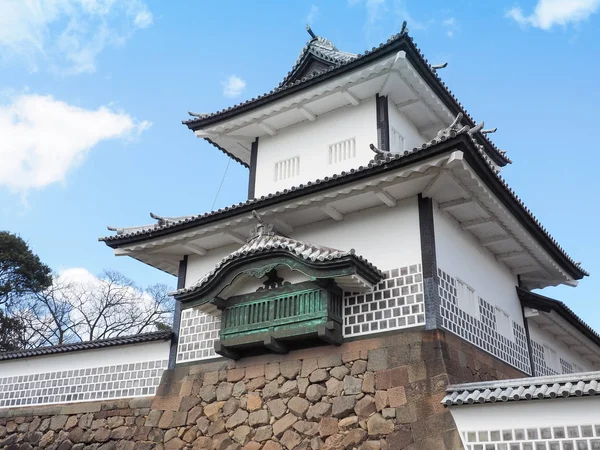 Castillo Kanazawa Uno Los Monumentos Históricos Ciudad Kanazawa Prefectura Ishikawa — Foto de Stock