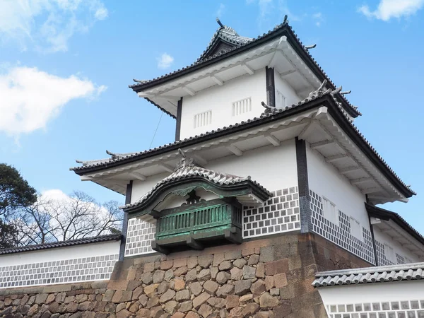 Castelo Kanazawa Dos Marcos Históricos Cidade Kanazawa Prefeitura Ishikawa Japão — Fotografia de Stock