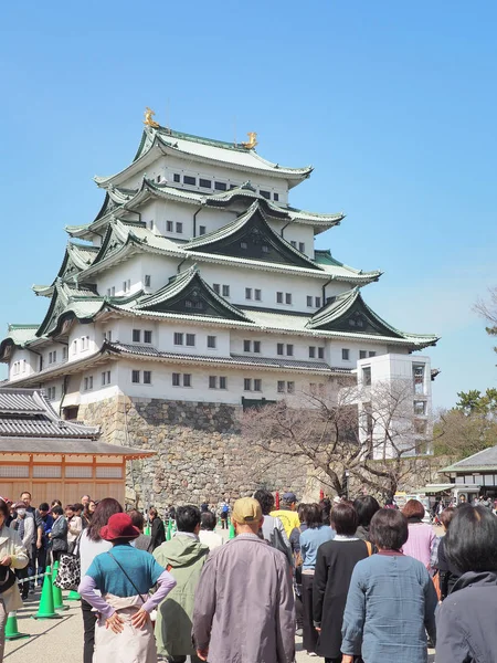 Nagoya Japón Marzo 2019 Castillo Nagoya Bajo Cielo Azul Castillo — Foto de Stock