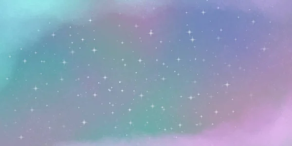 Starry Grunge Hintergrund Flieder Blau Rosa Mit Kleinen Wolken Von — Stockfoto