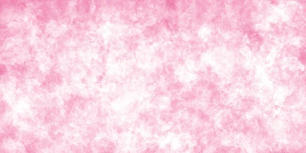 Розовый Милый Абстрактный Фон Белыми Пятнами Акварелью Эффект Праздничный Простой — стоковое фото