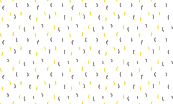 Cute Seamless Repeating Childish Simple White Background Gray Yellow Dotted — Stock Photo, Image