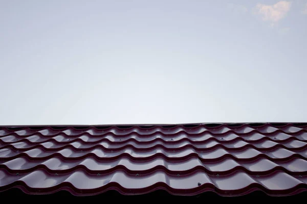 Roof Tiles Street Day — Stock Photo, Image