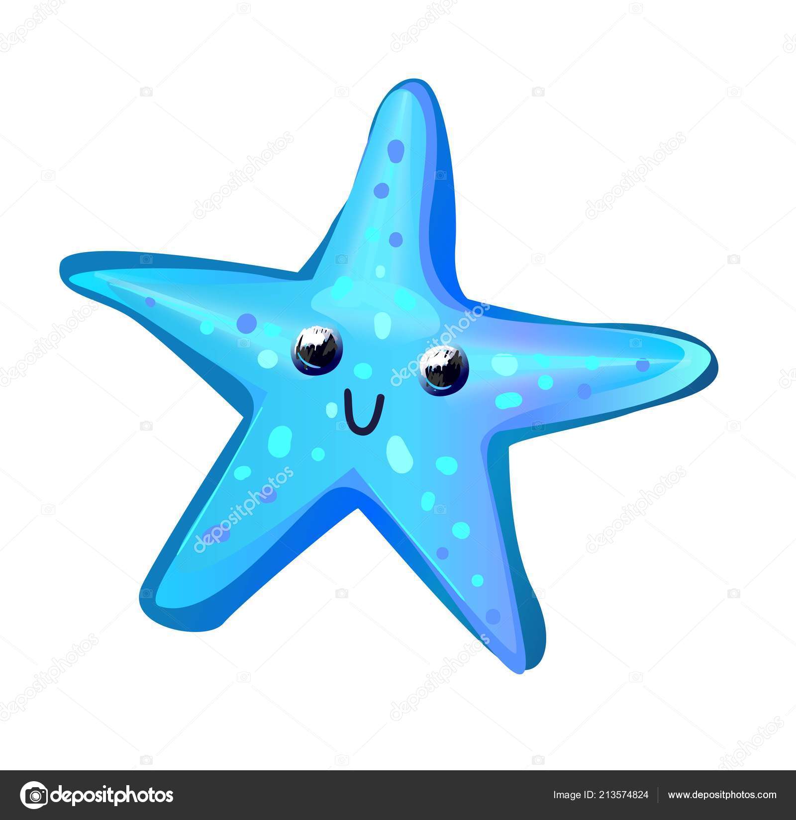 Stock Illustration Cute Starfish Vector Illustration Design