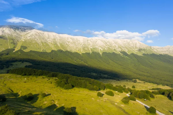 Luftaufnahme Des Majella Gebirges Abruzzo Italien — Stockfoto