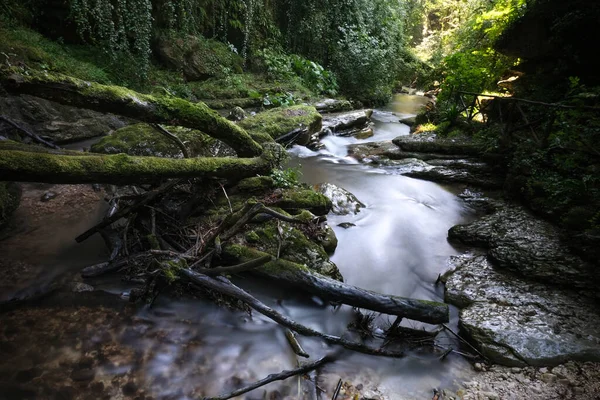 Orfento Flusstal Innerhalb Der Majella Bergkomplex Abruzzo Italien — Stockfoto