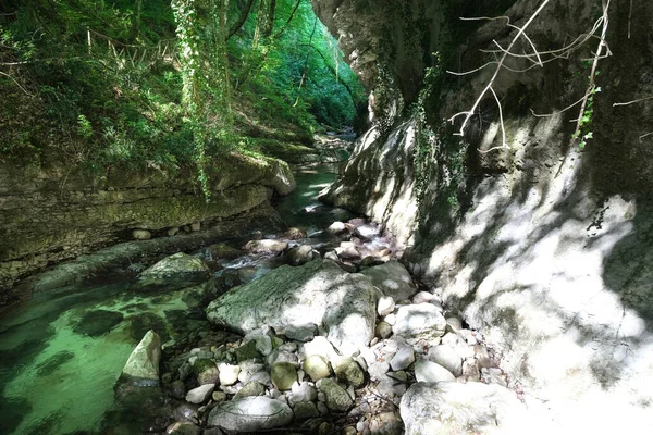 Orfento Vallée Rivière Intérieur Complexe Montagne Majella Italie Abruzzo — Photo