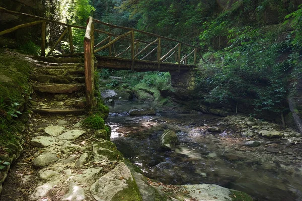 Orfento Flusstal Innerhalb Der Majella Bergkomplex Abruzzo Italien — Stockfoto