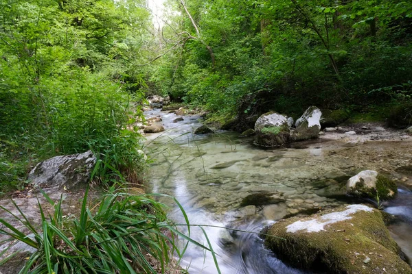 Orfento Flusstal Innerhalb Der Majella Bergkomplex Abruzzo Italien — Stockfoto