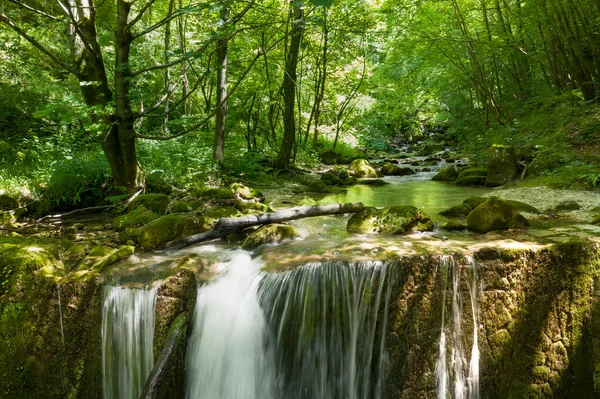 Luftaufnahme Des Wasserfalls Des Orfento Der Majella Gebirgsregion Abruzzen Italien — Stockfoto