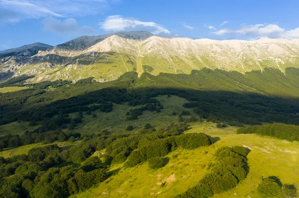 Luftaufnahme Des Majella Gebirges Abruzzo Italien — Stockfoto
