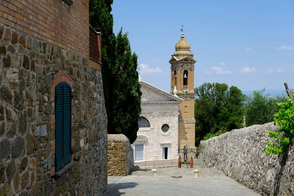 Historiska Centrum Den Medeltida Staden Montalcino Val Orcia — Stockfoto
