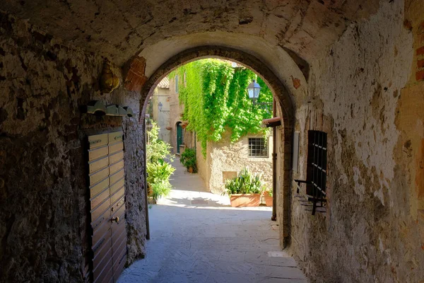 Centro Histórico Cidade Medieval Capalbio Maremma Toscano — Fotografia de Stock