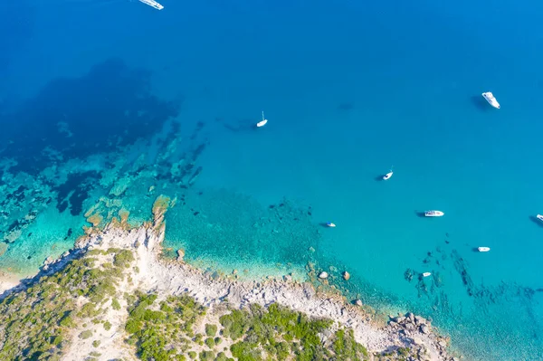 Toskana kıyısındaki Monte Argentario 'nun deniz manzarası