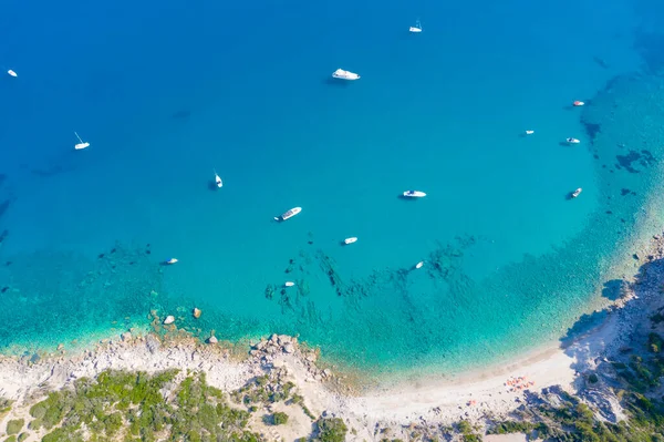 Toskana kıyısındaki Monte Argentario 'nun deniz manzarası