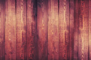 Kahverengi ile mor ahşap bir masanın üst görüntüsü