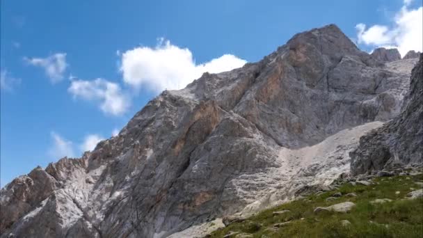 Timelapesed Mountain Area Gran Sasso Italy Abruzzo — Stock Video