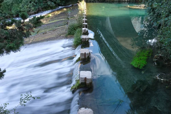 Hydraulic System Fluvial Park Colle Val Elsa Tuscany Italy — Stock Photo, Image