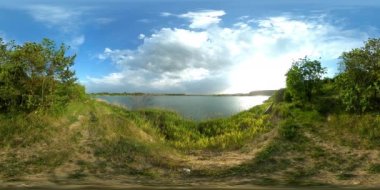 360 vr Gölü panoramik 4k