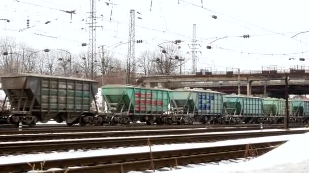 Железнодорожный вагон — стоковое видео