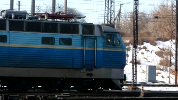 Vagão ferroviário ferroviário — Vídeo de Stock