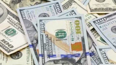 100 Amerikan banknotu. Nakit. yüz dolar, 100 dolar