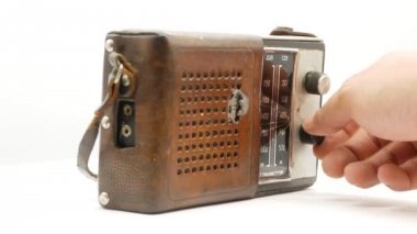 Eski sovyet vintage radyo alıcısı 4k
