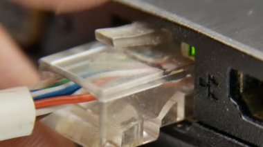 Laptop makro Lan ağ kablosu 4k