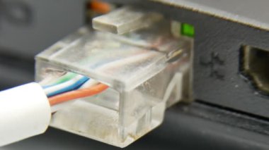Laptop makro Lan ağ kablosu 4k