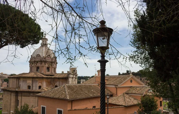 Der Legendäre Trevi Brunnen Rom — Stockfoto