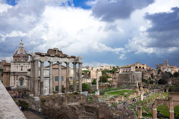 Der Legendäre Trevi Brunnen Rom — Stockfoto