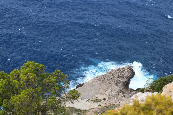 Vista Desde Cabo Formentor Hasta Mar Mallorca España — Foto de Stock
